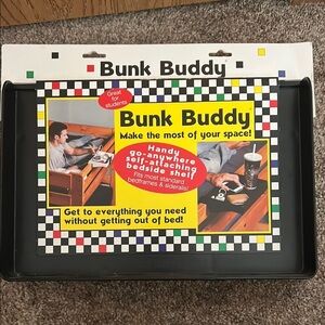 NWT Bunk Buddy Handy Self-Attaching Bedside Shelf